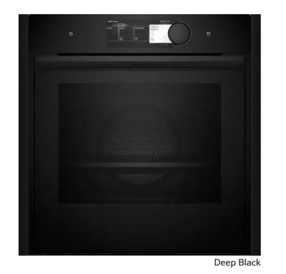 Kombi-/dampovn 60 x 60 cm Flexdesign 71l A+ m/disp - Neff N90 - Deep Black